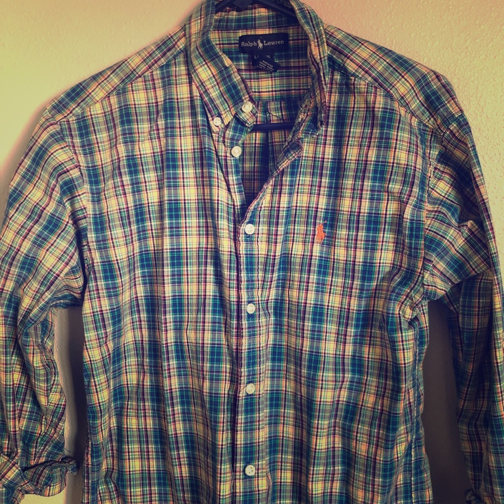 Ralph Lauren - Multi-Checkered Cotton Button Down